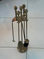 Messing Openhaard Gereedschap Set, Ophalen of Verzenden, Gebruikt
