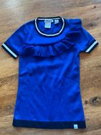 Nik&Nik Shirt Maat 152 Blauw glitter feest, Kinderen en Baby's, Kinderkleding | Maat 152, Meisje, Nik&Nik, Ophalen of Verzenden