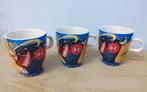 Set van 3 Royal Delft D'E mokken, Keramiek, Ophalen of Verzenden, Zo goed als nieuw, Overige stijlen