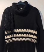 Gabriella Frattini 80% Wol knitted trui M 38 Zwart, Maat 38/40 (M), Gabriella Frattini, Verzenden, Zwart