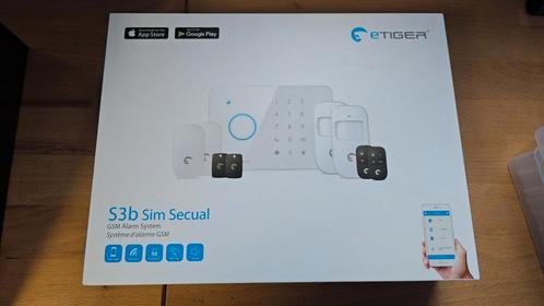 eTiger S3b Sim Secual GSM Alarmsysteem – compleet in doos, Doe-het-zelf en Verbouw, Alarmsystemen, Nieuw, Compleet systeem, Ophalen of Verzenden
