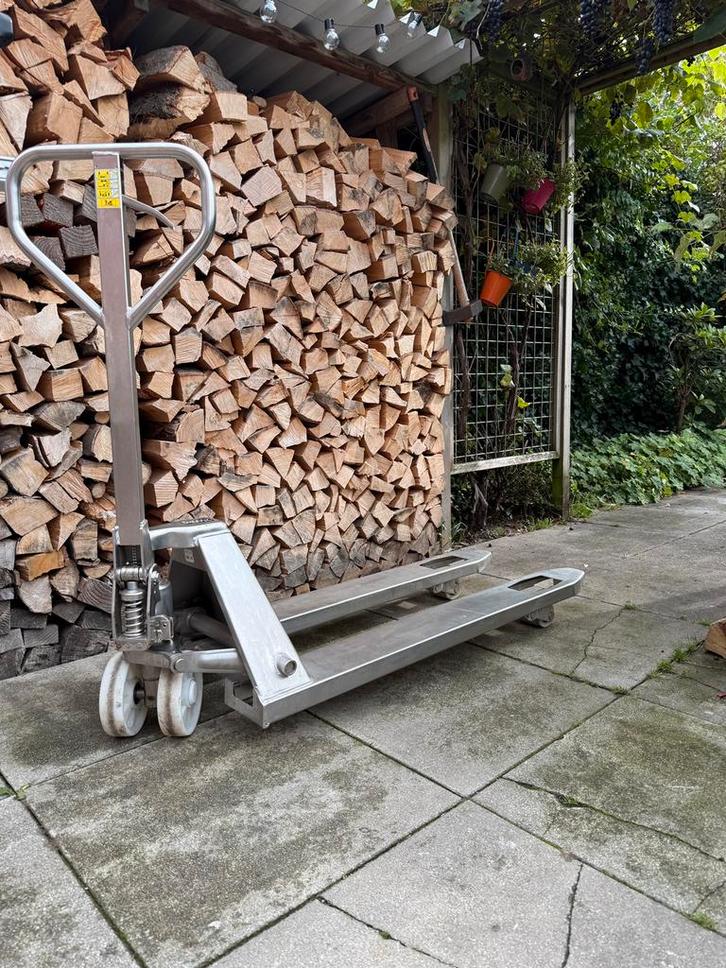 2500KG RVS handpompwagen, Doe-het-zelf en Verbouw, Gereedschap | Overige machines, Zo goed als nieuw, Ophalen of Verzenden