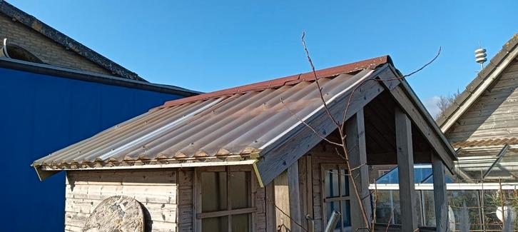 Leuk kinder speelhuisje - Zelf te demonteren., Doe-het-zelf en Verbouw, Dakpannen en Dakbedekking, Gebruikt, Overige typen, Hout