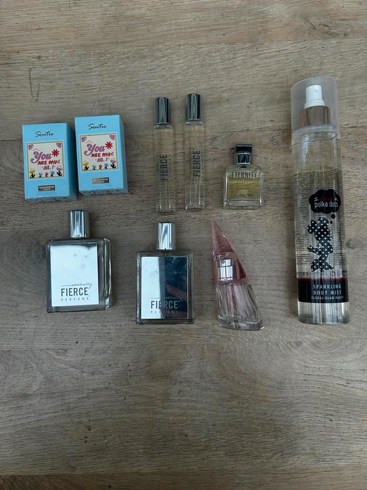 Parfum Collectie - Fierce, Eternity, Sentio & Meer, Sieraden, Tassen en Uiterlijk, Uiterlijk | Parfum, Zo goed als nieuw, Ophalen of Verzenden