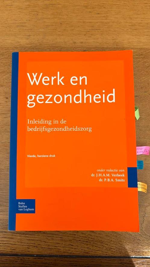 P.B.A. Smits - Werk en gezondheid, Boeken, Wetenschap, Zo goed als nieuw, Ophalen of Verzenden