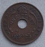 British West Africa, one penny 1952 H, Ophalen of Verzenden, Overige landen, Losse munt