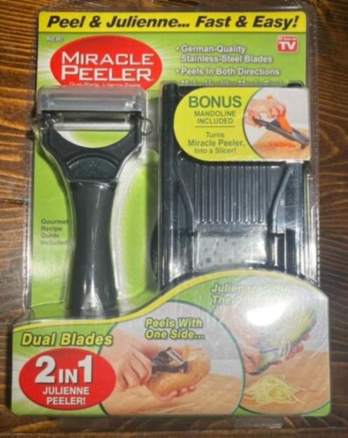 groeten en fruitsnijder Miracle Peeler, Huis en Inrichting, Keuken | Keukenbenodigdheden, Nieuw, Ophalen