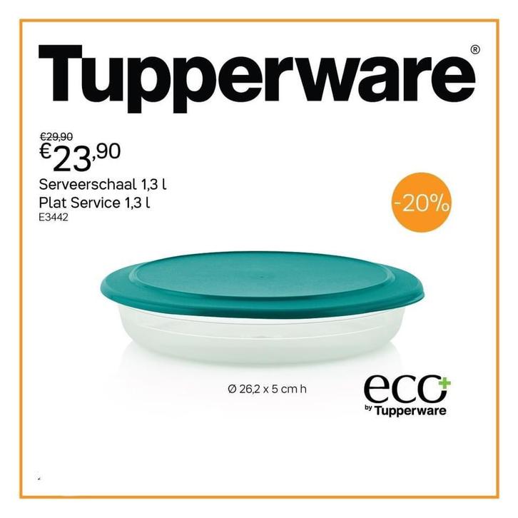 Tupperware Serveerschaal # 1,3 liter, Huis en Inrichting, Keuken | Tupperware, Nieuw, Schaal, Ophalen of Verzenden