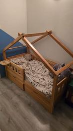 Junior huisjesbed 160x80 inclusief matras, Ophalen, 70 tot 85 cm, 140 tot 160 cm, Zo goed als nieuw
