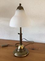 Zwaar koperen vintage tafellamp, Ophalen of Verzenden