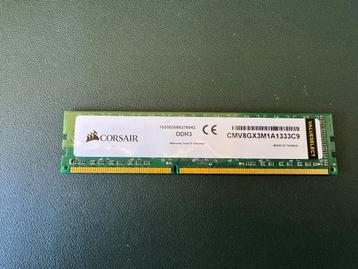 Corsair CMV8GX3M1A1333C9 8GB DDR3 beschikbaar voor biedingen