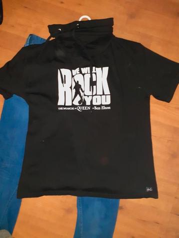we willen rock You T-shirt  beschikbaar voor biedingen
