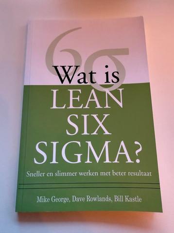 Lean Six Sigma boek beschikbaar voor biedingen