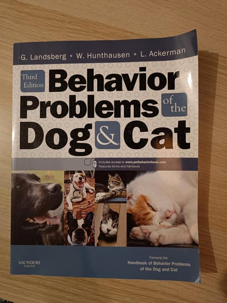 Behavior Problems in Dog & Cat 3e - Nette Staat, Boeken, Dieren en Huisdieren, Zo goed als nieuw, Katten, Ophalen of Verzenden