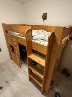 Stoere steigerhouten hoogslaper hoog slaper Kinderbed!, Kinderen en Baby's, Kinderkamer | Stapelbedden en Hoogslapers, Verzenden