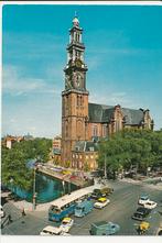 AMSTERDAM WESTERTOREN GRACHT VERHEUL STADSBUS VRACHT- AUTO'S, Verzamelen, Ansichtkaarten | Nederland, Ophalen of Verzenden, 1960 tot 1980