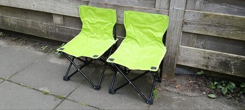Eurotrail campingstoeltjes limegroen (voor peuters), 2 stuks, Caravans en Kamperen, Kampeeraccessoires, Gebruikt, Ophalen of Verzenden