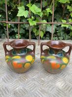 ANTIEKE set plateel vaasjes, Ophalen of Verzenden