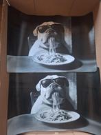2x Nieuwe Bulldog Placemats, Huis en Inrichting, Ophalen of Verzenden, Nieuw, Kunststof, Los bestek