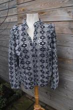 Blouse zwart/ wit Circle ef Trust mt Xl transparant Vaste pr, Circle ef Trust, Wit, Maat 46/48 (XL) of groter, Ophalen of Verzenden