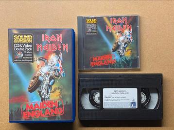 Iron Maiden VHS en CD live 1988 officiële uitgave. Super CD