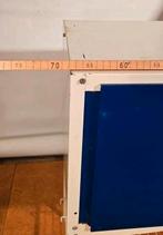 Campeer kast inklapbaar Vintage Blauwe Kast met Onderstel, Antiek en Kunst, Ophalen of Verzenden