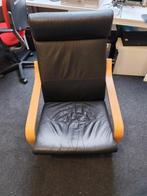 Ikea Poang stoel met leren bekleding, Ophalen, Gebruikt, Eén