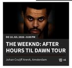 The weeknd ticket golden circle 16 juli!, Tickets en Kaartjes, Eén persoon, Juli