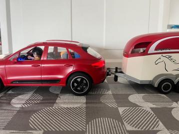 Playmobil Porsche Macan met Paardentrailer 9376 beschikbaar voor biedingen