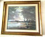Landschap met watertje - Janus Kluijtmans (1919-2004), Ophalen of Verzenden