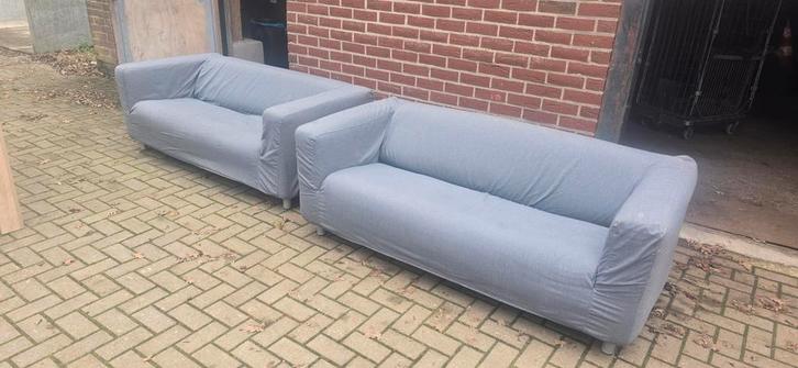 2 Ikea Clippan banken, Huis en Inrichting, Banken | Bankstellen, Zo goed als nieuw, 75 tot 100 cm, Ophalen