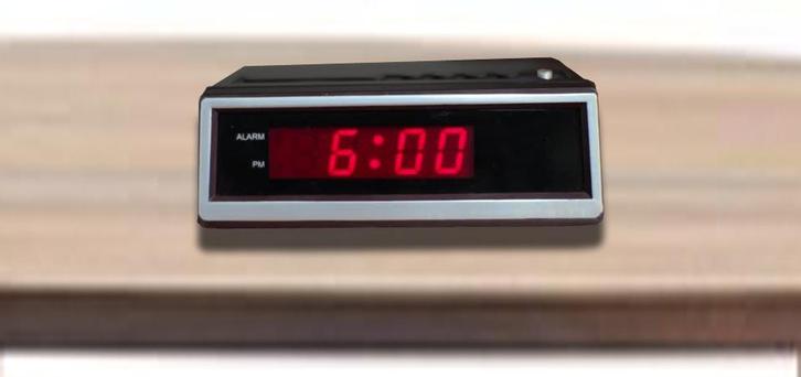 Hema wekker jaren '70, '80, Witgoed en Apparatuur, Wekkers, Digitaal, Verzenden