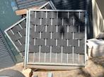 Gegalvaniseerde stalen dubbelen Poort, Tuin en Terras, Ophalen, Gebruikt, 200 cm of meer, 150 tot 200 cm