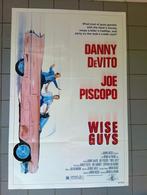 Originele Bioscoop Poster Wise Guys 1986 Danny DeVito, Deurposter of groter, Ophalen of Verzenden, Film en Tv, Rechthoekig Staand