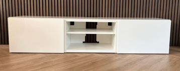 Ikea Besta tv meubel inclusief glasplaat 