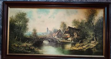 Gemälde "Alte Mühle" von G. Bährend 50x100 gerahmt

 beschikbaar voor biedingen