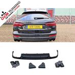AUDI A6 S6 c8 Diffuser | mat zwart | 2018–2025 | voor sline