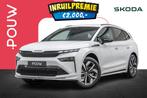 Skoda Enyaq 85 286pk Sportline | Trekhaak Wegklapbaar, Auto's, Skoda, Automaat, Wit, Nieuw, 2041 kg