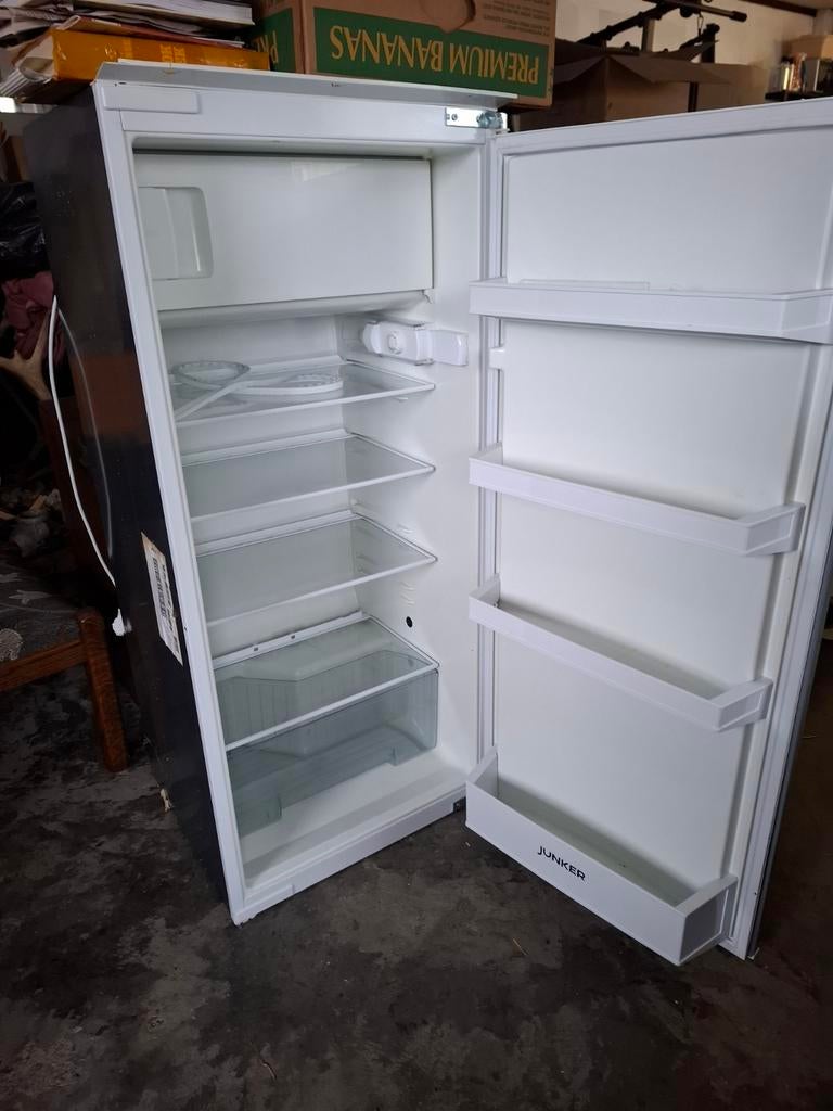 Junker inbouwkoelkast / vriesvak, Witgoed en Apparatuur, Ophalen, 120 tot 140 cm, Zo goed als nieuw, 45 tot 60 cm