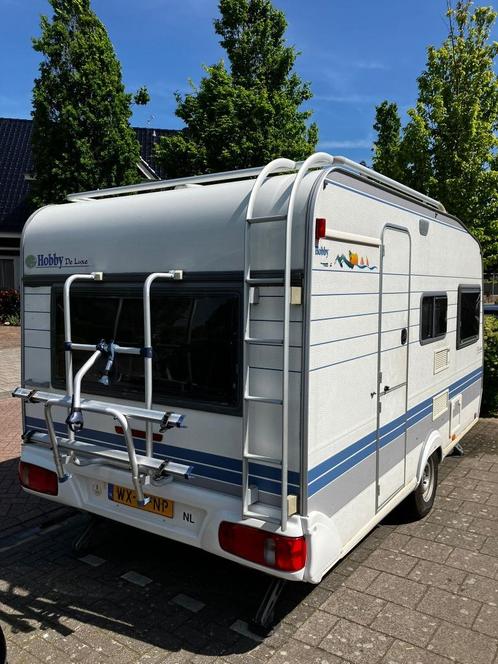 Hobby Deluxe Easy 400, Caravans en Kamperen, Caravans, Particulier, tot en met 3, 1000 - 1250 kg, Standaardzit, Hobby, Dwarsbed