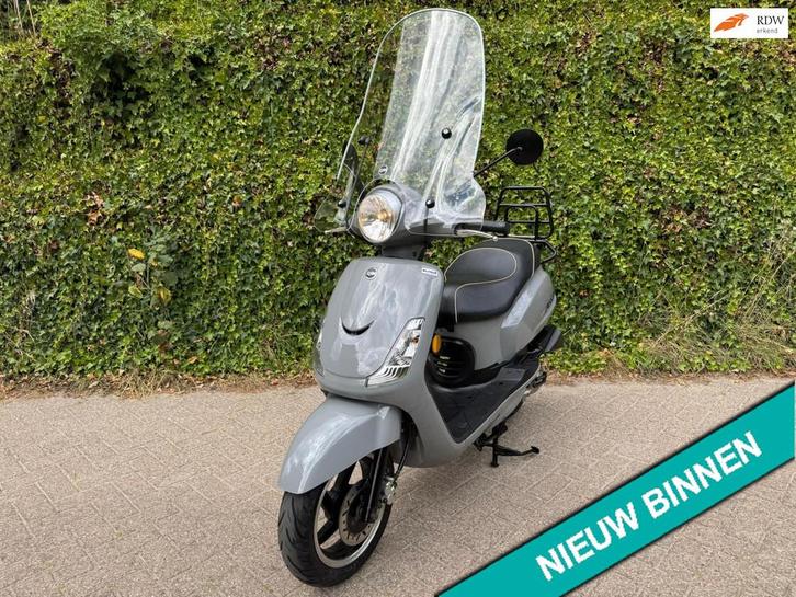 SYM Fiddle 2 EURO4 NARDO GREY BETAAL met in3, Fietsen en Brommers, Scooters | SYM, Gebruikt, Fiddle, Benzine