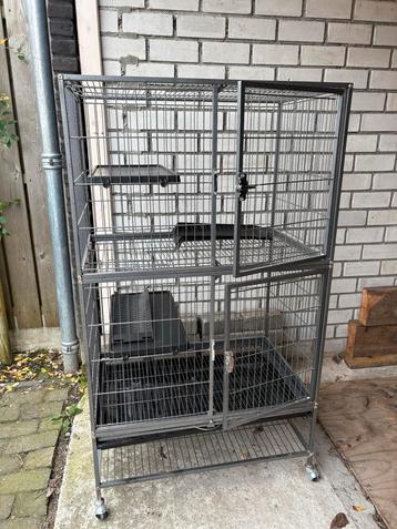 Fretten kooi/ vogels beschikbaar voor biedingen