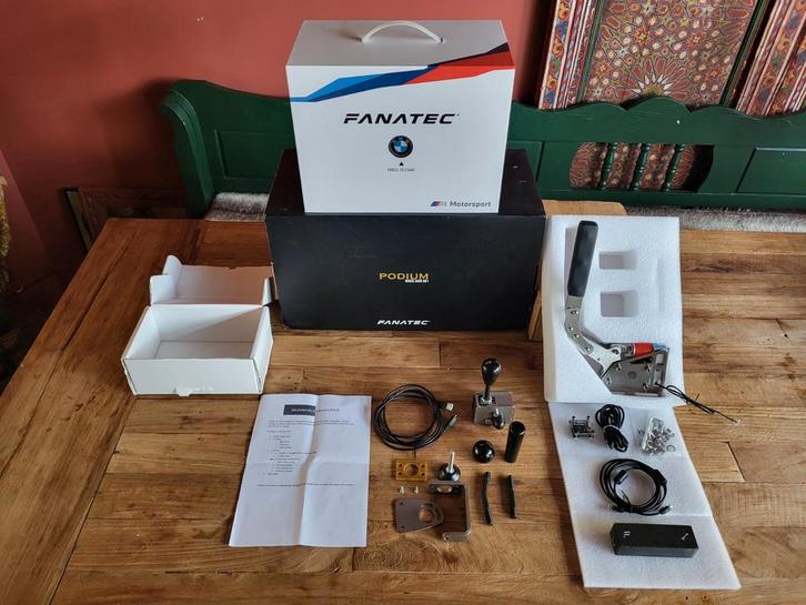 Fanatec DD1 + BMW M4 GT3 + Handbrake + Heusinkveld Shifter, Computers en Software, Joysticks, Zo goed als nieuw, Ophalen