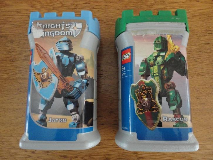Lego 8771 en 8772 / Knights Kingdom / Jayko en Rascus, Kinderen en Baby's, Speelgoed | Duplo en Lego, Zo goed als nieuw, Lego