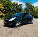 Opel Corsa 1.4 Enjoy Nieuwe apk, Auto's, Opel, Zwart, 1364 cc, Particulier, Corsa
