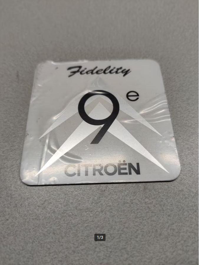 Citroën Fidelity 9e Sticker/Badge, Ophalen of Verzenden, Citroën