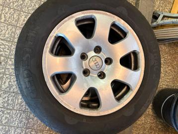Audi velgenset a4  5x112 goede banden.! beschikbaar voor biedingen