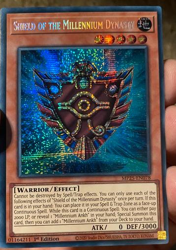 Yu-Gi-Oh! Shield of the Millennium Dynasty MP25 1st Ed ! beschikbaar voor biedingen