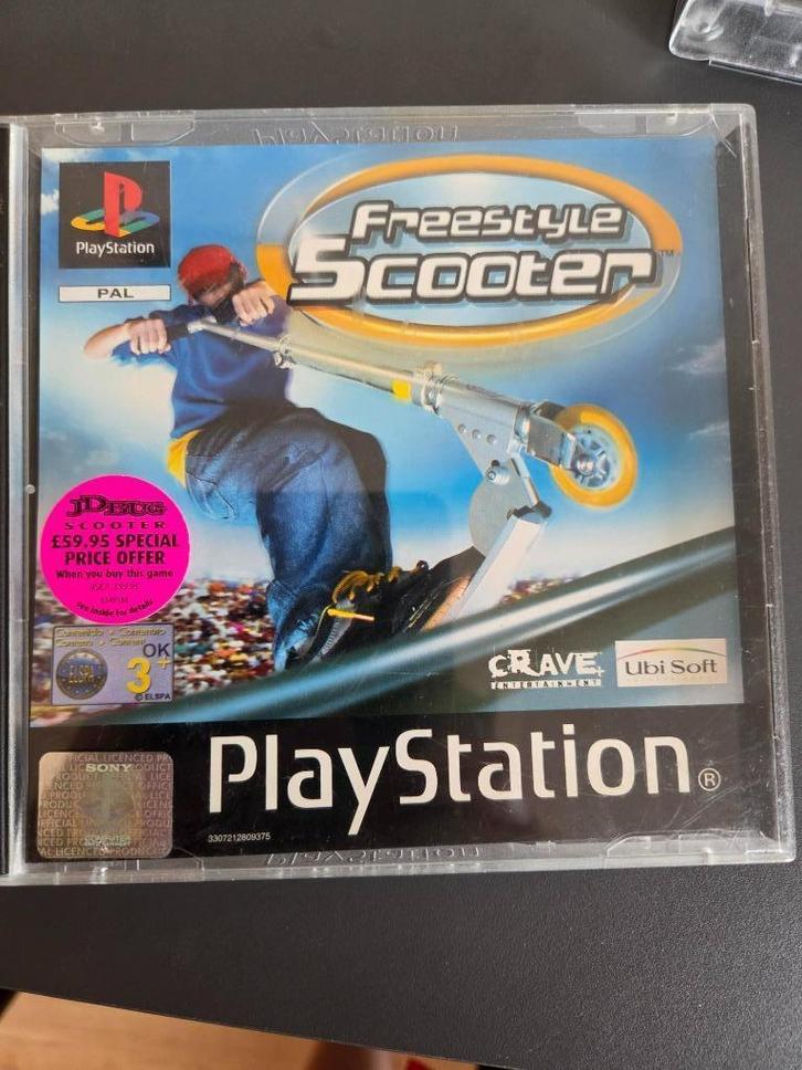 ps1 game: freestyle scooter, Spelcomputers en Games, Games | Sony PlayStation 1, Zo goed als nieuw, Racen en Vliegen, 1 speler