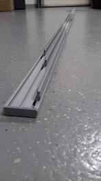 Paneelgordijn rails 3 sporen aluminium, Minder dan 100 cm, 200 cm of meer, Grijs, Gebruikt